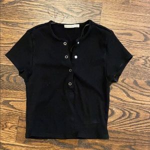 Button up crop top!